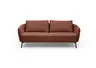 Sofa CARLLOTA - 3-Sitzer, Stoff, Rost