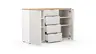 Kommode Colorado Beimöbel - BHT ca. 135x87x43 cm, Weiß