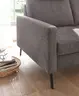 Sofa - 3-Sitzer, Stoff, Braun