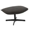 Hocker Helge - Stoff, Dunkelgrau
