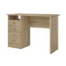 Schreibtisch - LB ca. 110x49 cm, Eiche Struktur Nachbildung