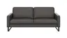 Sofa Enna - 3,5-Sitzer, Leder, Anthrazit