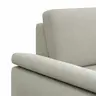 Ecksofa Houston - 2,5-Sitzer, Eckelement und 1-Sitzer mit Abschlussteil rechts,  inkl. Sitztiefenverstellung und Armlehne klappbar, Stoff, Natur