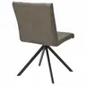 Stuhl Cambridge - drehbar, Leder, Taupe