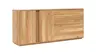 Sideboard Saratoga - mit Klapptüren, Wildeiche massiv, natur geölt