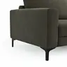 Sofa Oviedo - 2-Sitzer, Stoff, Braungrün