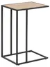Lap-Top-Tisch - LB ca. 43x35 cm, Wildeiche Nachbildung, Schwarz