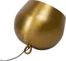 Bodenleuchte- DH ca. 50x50 cm, Stahl, Messing beschichtet, Gold