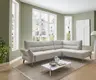 Ecksofa - 2,5-Sitzer mit Ecke rechts, Stoff, Beige