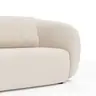 Sofa Karasu - 3-Sitzer, Stoff, Creme