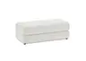 Hocker JOVIN - Stoff, Graubeige
