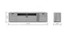Lowboard Estana - Eiche massiv, legno