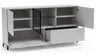 Sideboard Medio - Lack, Weiß