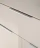 Garderobenschrank - B ca. 65 cm, Riva Eiche Nachbildung, Kaschmir, Spiegel