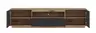 TV-Lowboard - B ca. 210 cm, Viking Eiche Nachbildung, Anthrazit