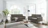 Sofa - 3-Sitzer, Stoff, Braun