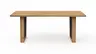Esstisch Belfast - LB ca. 200x100 cm, Eiche massiv, mit Metalleinlage im Gestell
