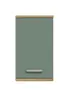 Hängeschrank- B ca. 40 cm, Eiche Dekor, Graugrün
