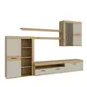Anbauwand Zumba - Eiche Dekor, Sand