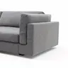 Ecksofa Aprino 3 - Ecke links mit 2,5-Sitzer, Stoff, Grau