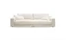 Megasofa CALIX - 3-Sitzer, Cord, Creme