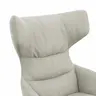 Drehsessel Houston Relax - Größe M, inkl. Relaxfunktion + Gasdruckfeder, Stoff, Natur