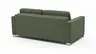 Sofa Nuoro - 2,5-Sitzer inkl. Schlaffunktion, Armlehne 1, Stoff, Olivgrün