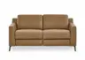 Sofa - 2-Sitzer, Leder, Braun