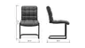 Freischwinger Cambridge - Leder, Anthrazit