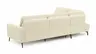 Ecksofa Valera - Ecke mit 3-Sitzer rechts inkl. Rückenlehne verstellbar und Relaxfunktion motorisch, Stoff, Natur