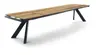Esstisch - ausziehbar, LB ca. 190x100 cm, Wildeiche Furnier