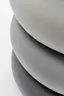 Sandwichhocker- Stoff, Grautöne