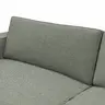 Ecksofa Lilaia - 2-Sitzer links, Ecke, 1,5-Sitzer Tief, Stoff, Olivgrün