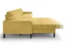 Ecksofa CALM MOVE 2.0 - Longchair links mit 2,5-Sitzer, Schlaffunktion, Feincord, Gold