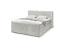 Boxspringbett- Liegefläche ca. 180x200 cm, Stoff, Taupe