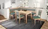 Esstisch - LB ca. 130x90 cm, Kernbuche massiv