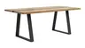 Esstisch Kima - LB ca. 200x100 cm, Wildeiche massiv mit Epoxid-Harz