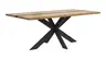 Esstisch Kima - LB ca. 200x100 cm, Wildeiche massiv mit Epoxid-Harz