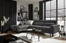 Ecksofa CALM MOVE 2.0 - Longchair links mit 2,5-Sitzer, Schlaffunktion, Feincord, Anthrazit
