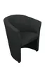Sessel - Webstoff schwarz 