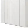 Drehtürenschrank Loretto - B ca. 280 cm, Melamin matt, Weiß