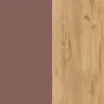Schuhschrank GIANNA - B ca. 140 cm, Toffee, Navarra Eiche Nachbildung
