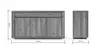 Sideboard Bakersfield - Schublade geschroppt, Asteiche massiv, geölt