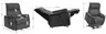 TV-Sessel MIKLAS - Aufstehhilfe, Relaxfunktion, Stoff, Grau