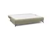 Funktionssofa JUNNIS - Schlaffunktion mit Bettkasten, Stoff, Taupe