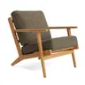 Sessel Quira - Stoff, Taupe