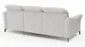 Ecksofa Canterbury - 2,5-Sitzer mit Longchair rechts, Stoff, Offwhite