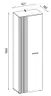 Garderobenschrank - B ca. 60 cm, Anthrazit, Eiche Coast Evoke Nachbildung