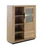 Highboard - B ca. 98 cm, Wildeiche massiv geölt