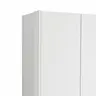 Drehtürenschrank Viana - B ca. 254 cm, Lack, Weiß, Riffholz, Wildeiche